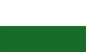 Flag of the Free State of Saxony (Federal state of the German Federal Republic)